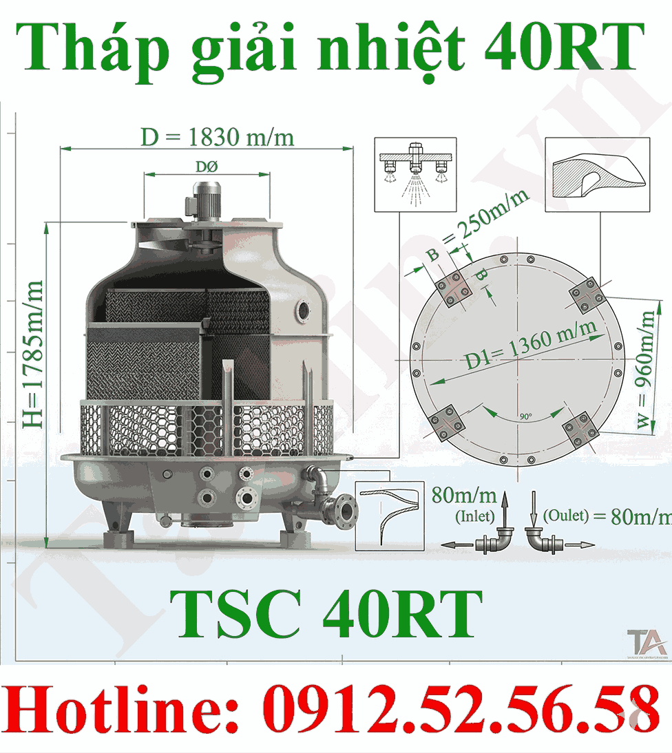 Tháp Làm Mát 40RT Giá Bao Nhiêu? Báo Giá Tháp Giải Nhiệt 40RT TASHIN Mới Nhất 3 Gemini Generated Image 9sknn19sknn19skn 11zon