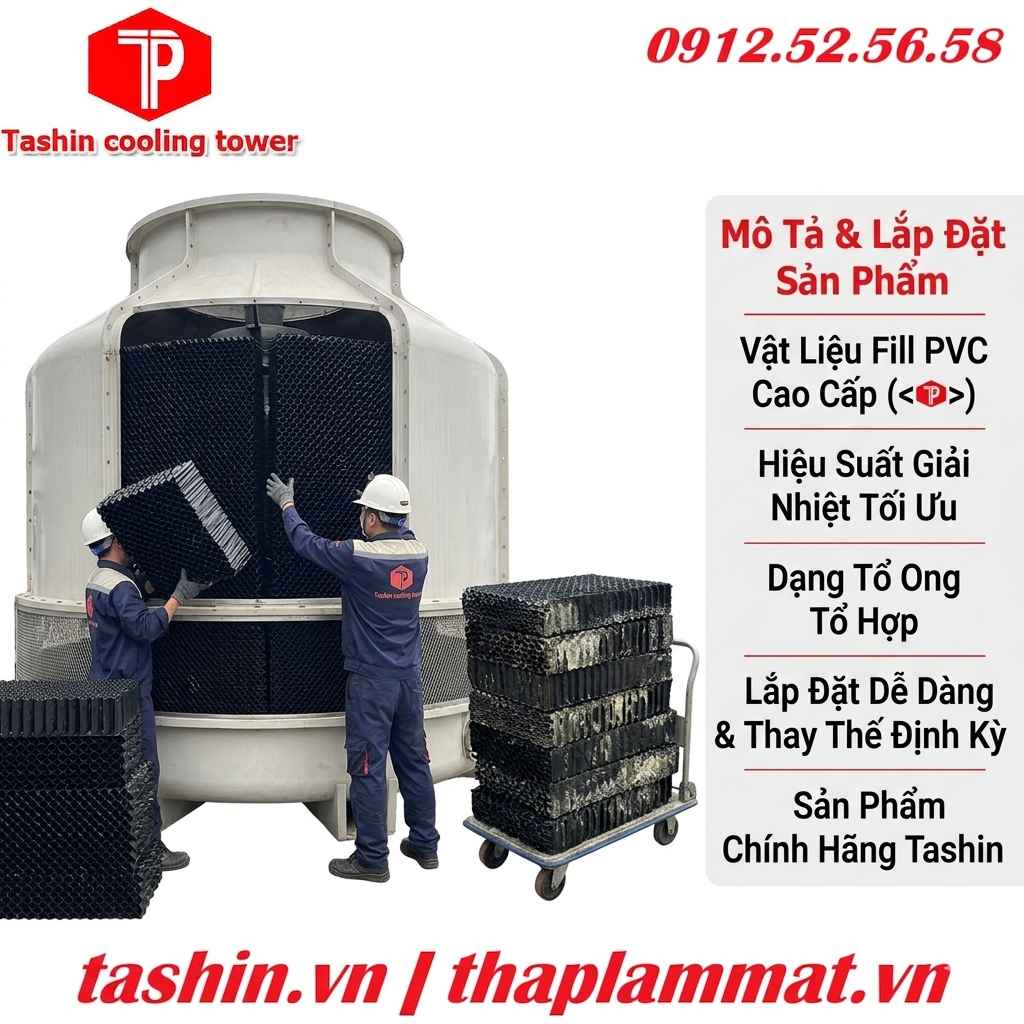 Tấm Tản Nhiệt PVC Cho Tháp Giải Nhiệt – Giải Pháp Nâng Cao Hiệu Suất Làm Mát Hiệu Quả 2 Gemini Generated Image b83zqpb83zqpb83z 11zon