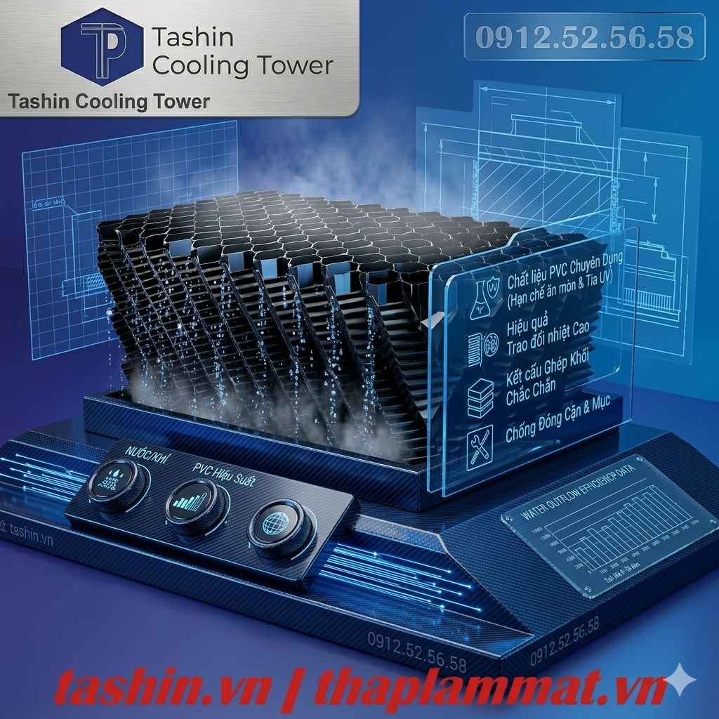 Tấm Giải Nhiệt PVC – Giải Pháp Nâng Cao Hiệu Suất Tháp Giải Nhiệt Công Nghiệp 3 Gemini Generated Image w9a9bjw9a9bjw9a9 11zon